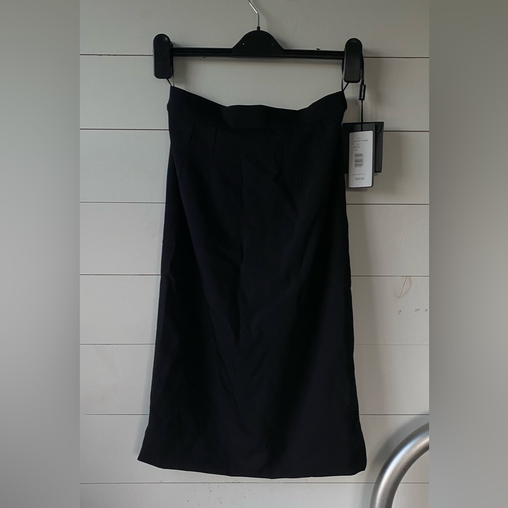Dolce and Gabbana Vintage black skirt W/ Leopard design lining